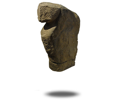 OBELISK WITH STATUE OF PREDATORY ANIMAL